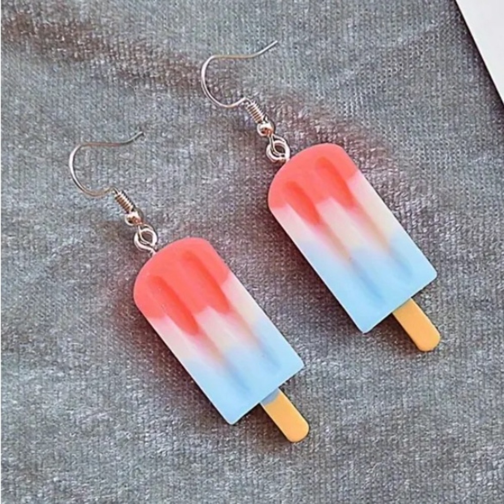 Cartoon Popsicle patriotic American flag 250 Fashion Jewelry bomb pop July 4th